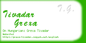 tivadar grexa business card